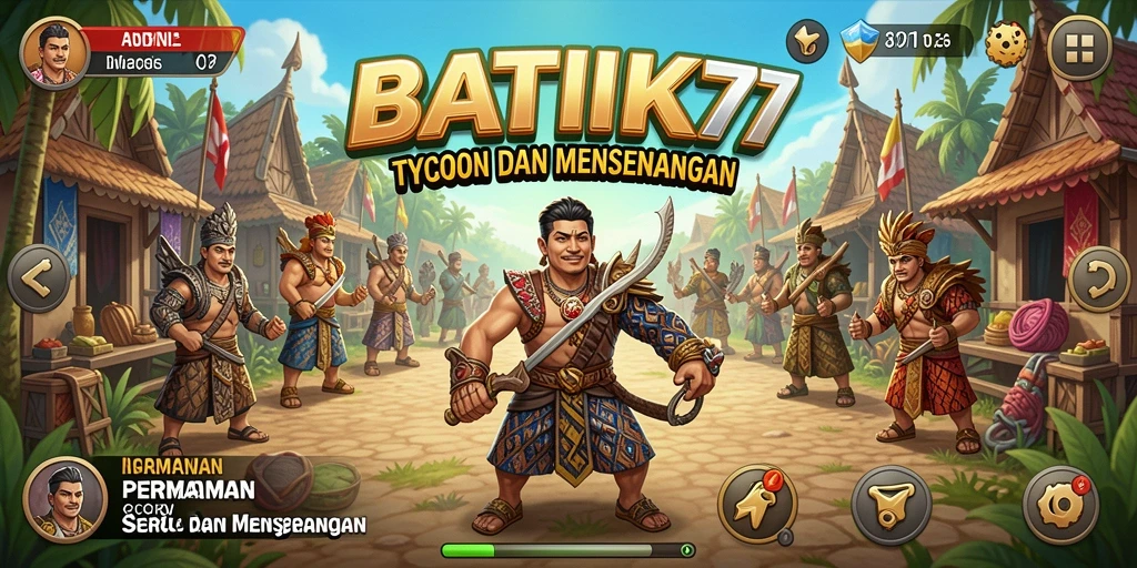 Screenshot gameplay Tycoon dari BATIK77 yang menarik dan penuh strategi.
