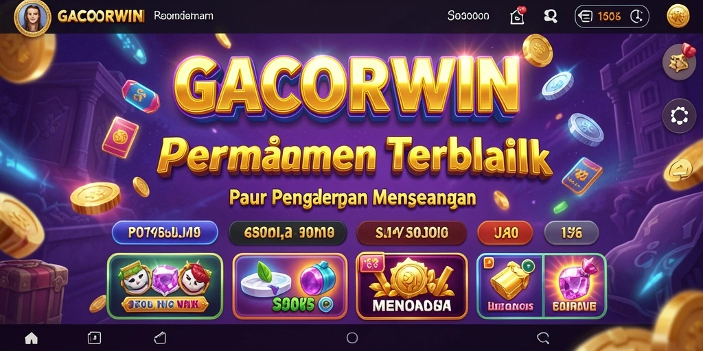 Tampilan permainan Slot GACORWIN yang mengesankan dan interaktif.