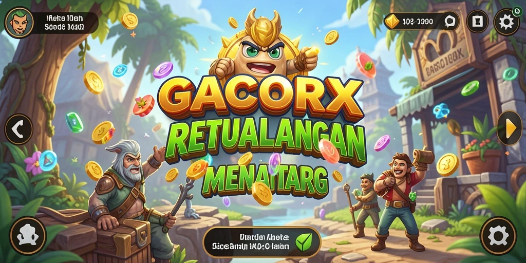 Tampilan gameplay GACORX yang seru dan penuh aksi.