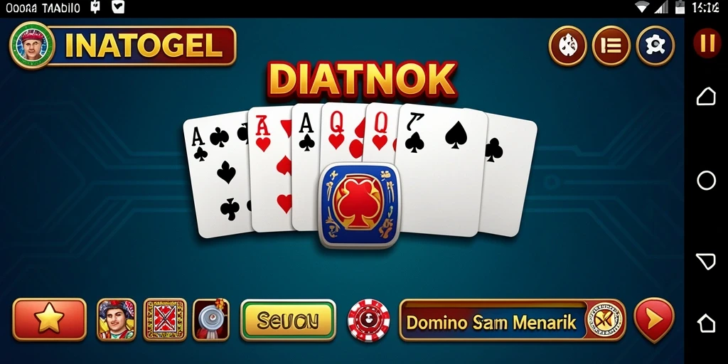 Screenshot gameplay INATOGEL menampilkan keseruan bermain Domino.