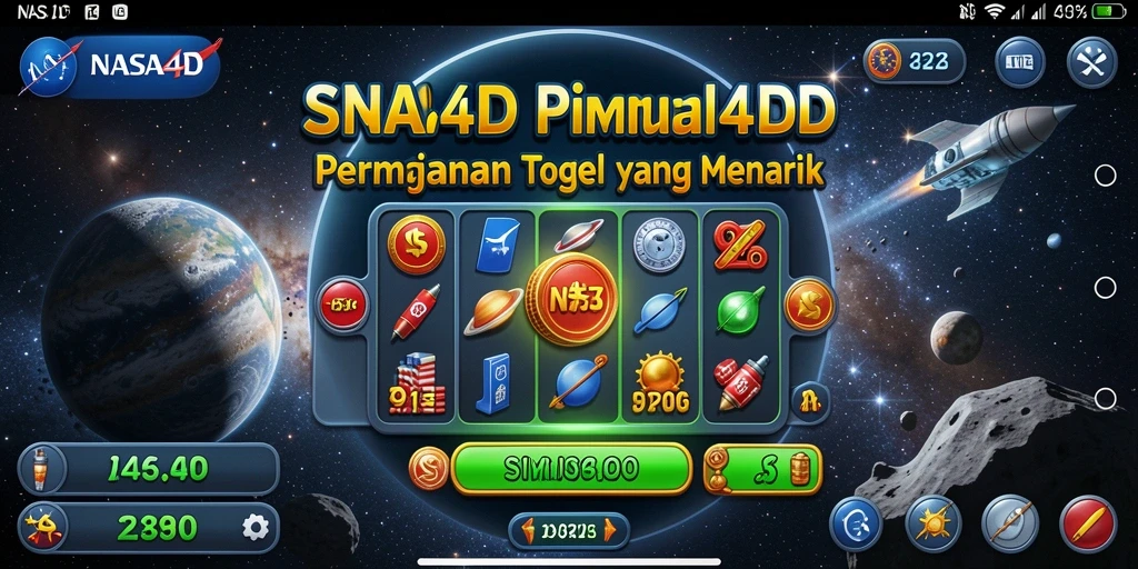 Screenshot gameplay NASA4D menampilkan pengalaman simulasi togel yang mendebarkan.