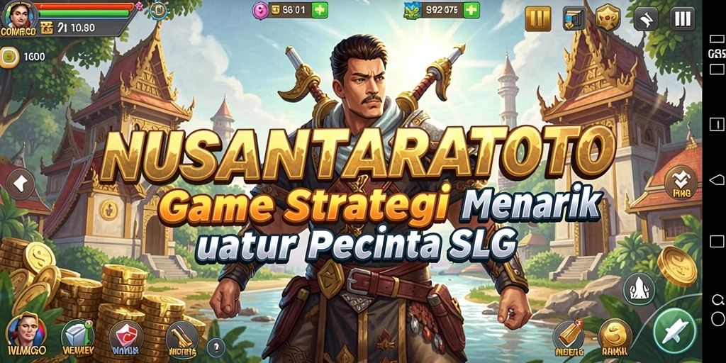 Tampilan gameplay NUSANTARATOTO yang menakjubkan dan strategis.