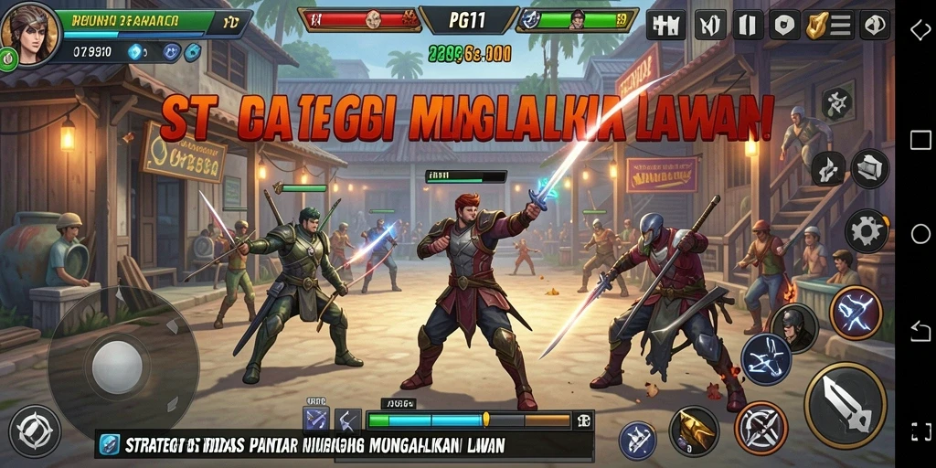 Tangkapan layar PG11 menunjukkan pertarungan strategi yang mendebarkan antara pemain.