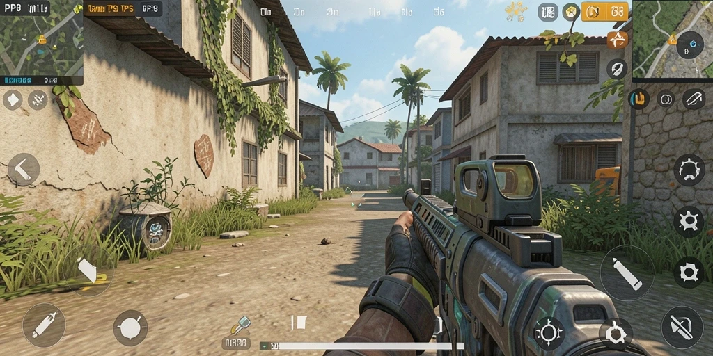 Tangkapan layar utama PP88 menampilkan aksi gameplay TPS yang mendebarkan.