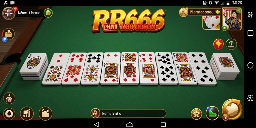 Screenshot gameplay RR666 menunjukkan momen seru saat bermain Domino.