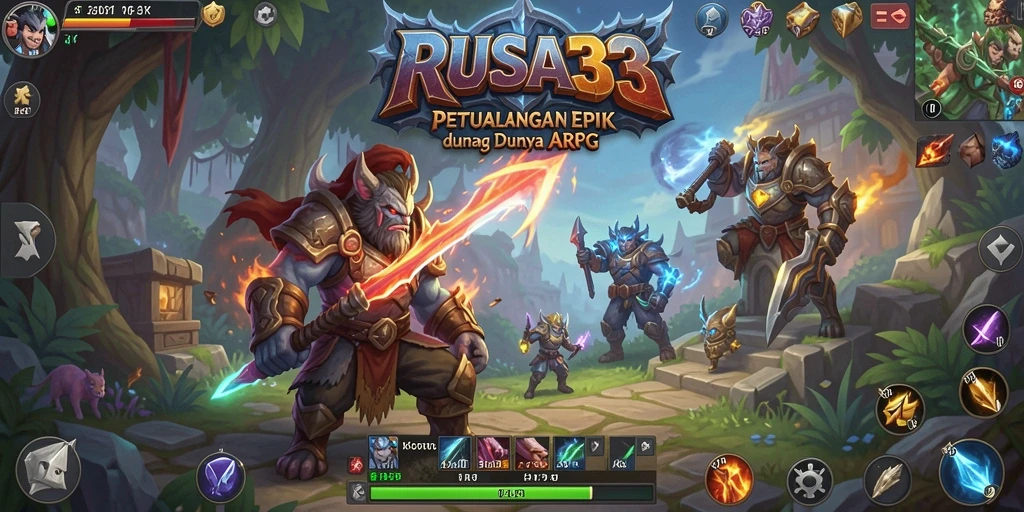 Tampilan gameplay RUSA33 dengan grafis menakjubkan dan aksi seru.