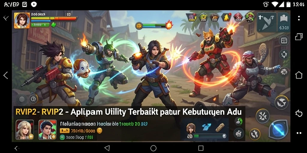 Tampilan utama RVIP2 menunjukkan antarmuka pengguna yang intuitif dan fungsional.