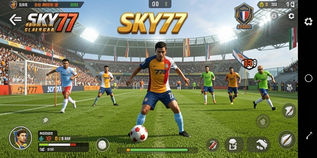 Tampilan gameplay SKY77 yang menegangkan dan menyenangkan.