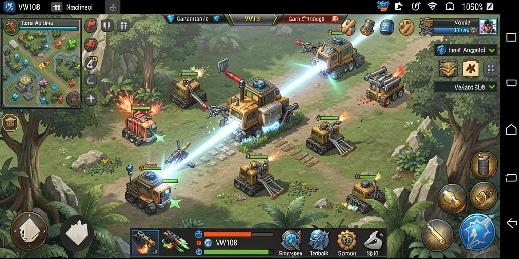 Tangkapan layar permainan <strong>VW108</strong> menampilkan aksi strategis yang mendebarkan.