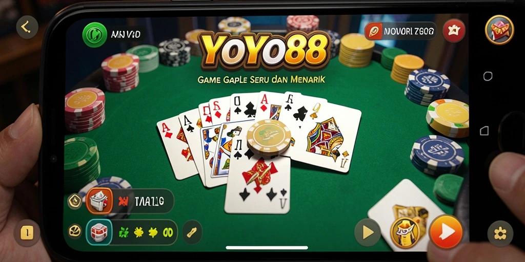 Tampilan menarik saat bermain Gaple di YOYO88.